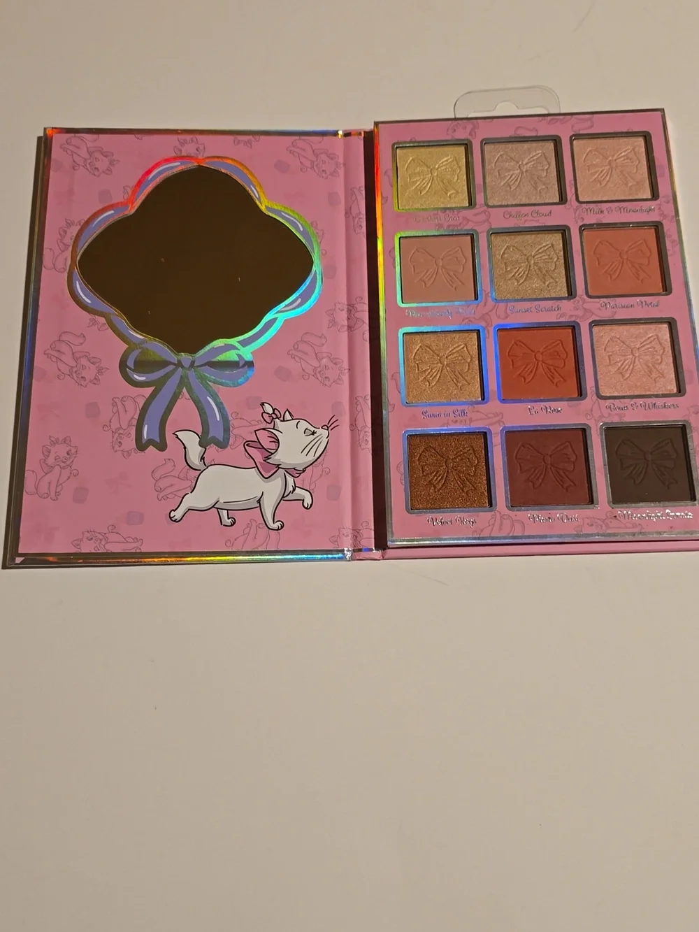 The Aristocats Pink Striped Eyeshadow Palette